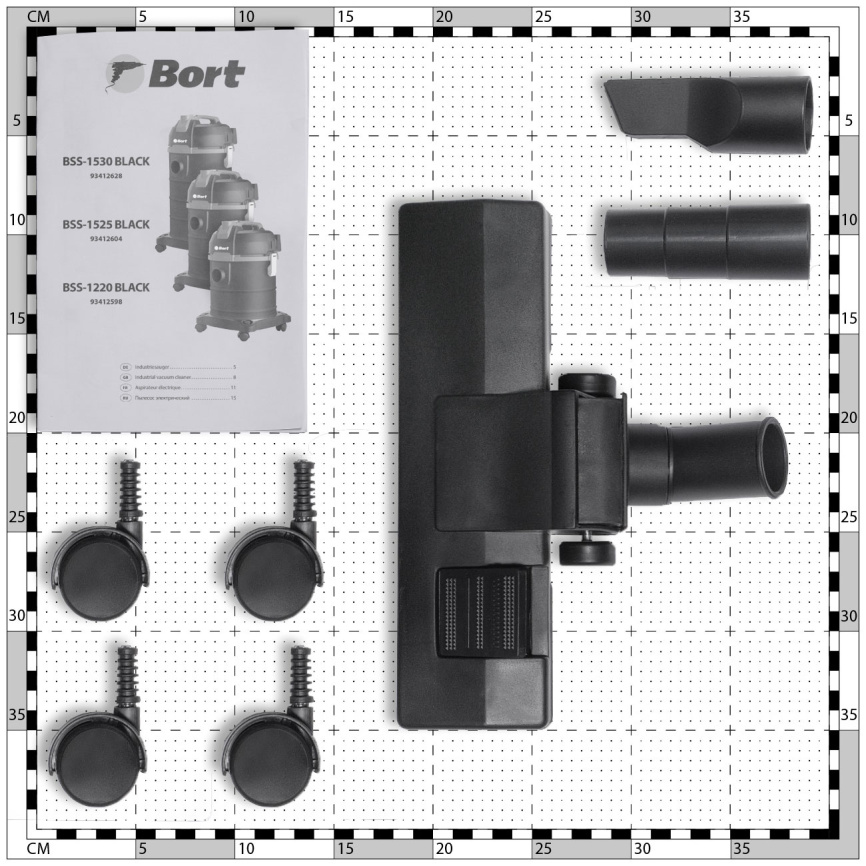 Строительный пылесос Bort BSS-1530 BLACK фото 4