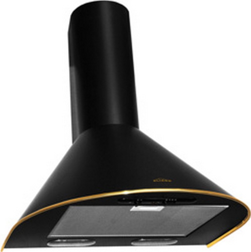 Вытяжка Elikor Эпсилон 60 225 Вт, 3 скорости, черный золотой кант фото 1