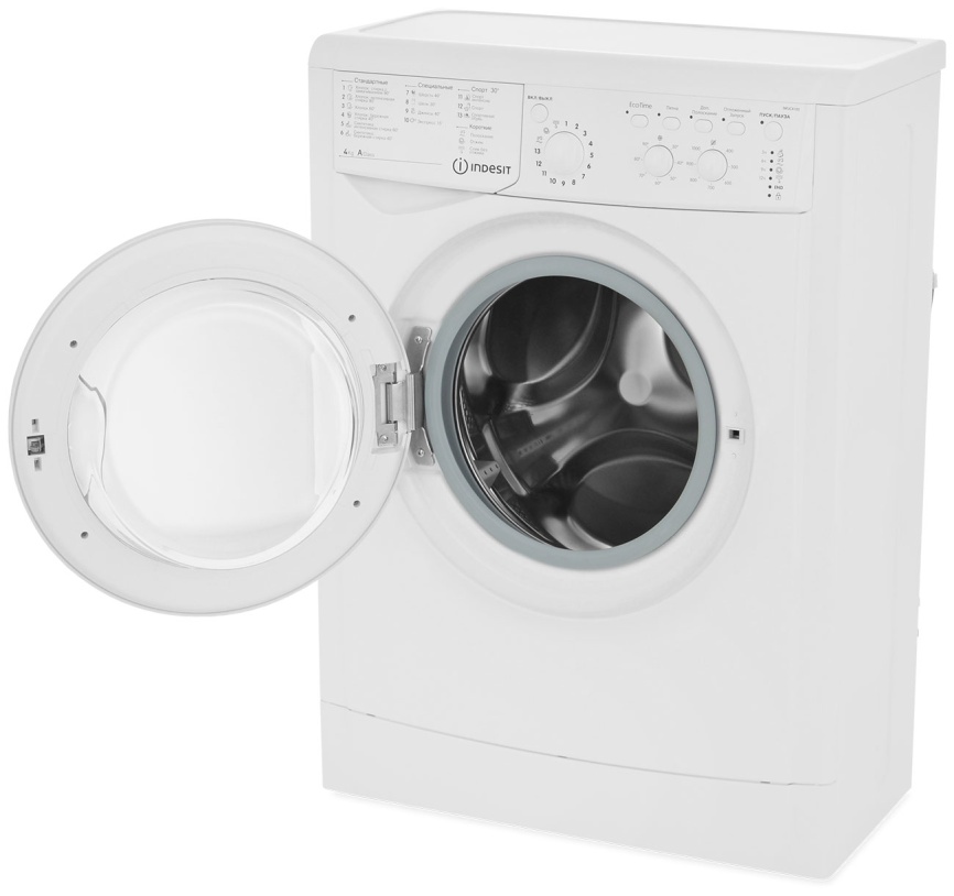 Стиральная машина Indesit Стиральная машина Indesit IWUC 4105 автомат 4 кг, 60 см, белый фото 3