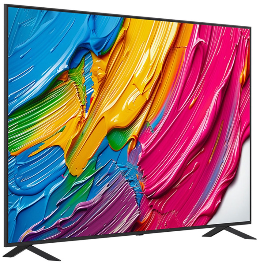 Телевизор LG 86QNED80A6A.ARUG, 86 дюймов, 4K Ultra HD, смарт ТВ, WebOS 25, черный фото 2