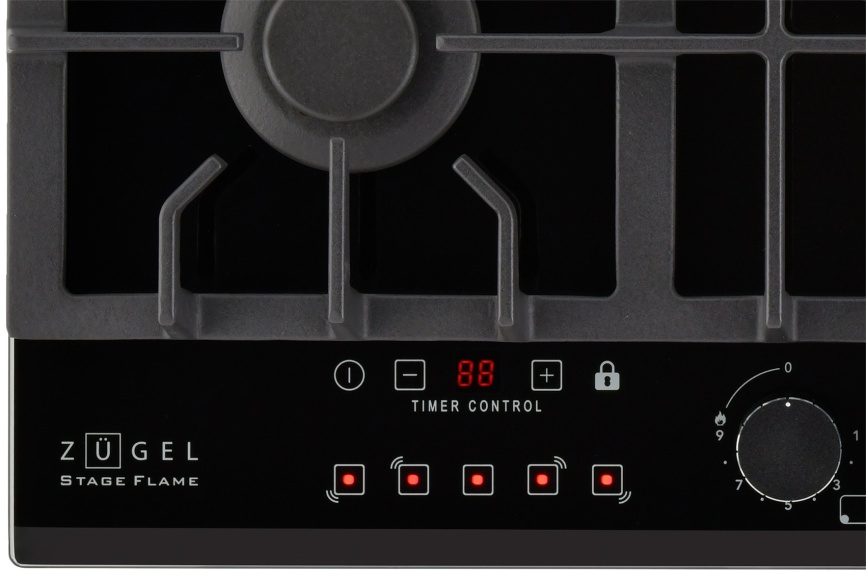 Газовая варочная панель Zugel ZGH602X фото 2