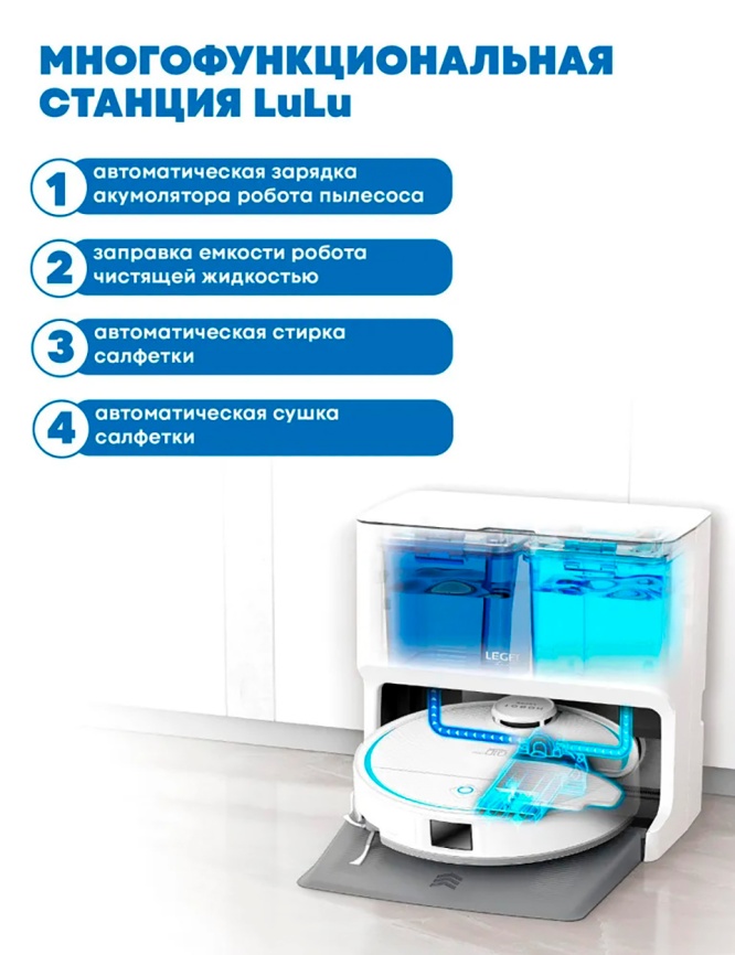 Робот-пылесос Hobot LEGEE-Q10 Pro фото 6