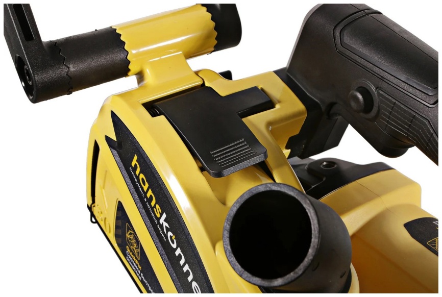 Штроборез Hanskonner HAG9125S, 125мм, 1600Вт, 8000об/мин, РАСКЛАДНОЙ КОЖУХ, конст. эл-ка, кейс фото 9