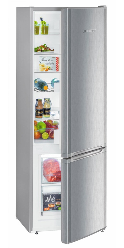 Двухкамерный холодильник Liebherr CUele 2831-26 001, серебристый фото 4