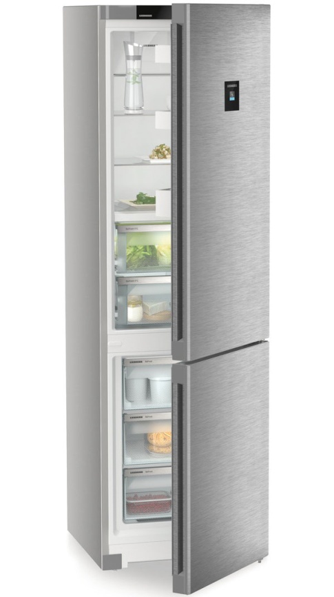 Двухкамерный холодильник Liebherr CBNsdc 573i-22 001 BioFresh No frost, серебристый фото 7