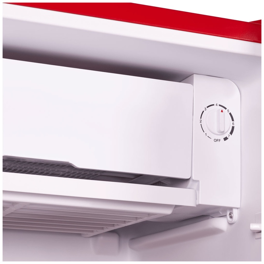 Однокамерный холодильник Maunfeld MFF83RR, красный фото 9