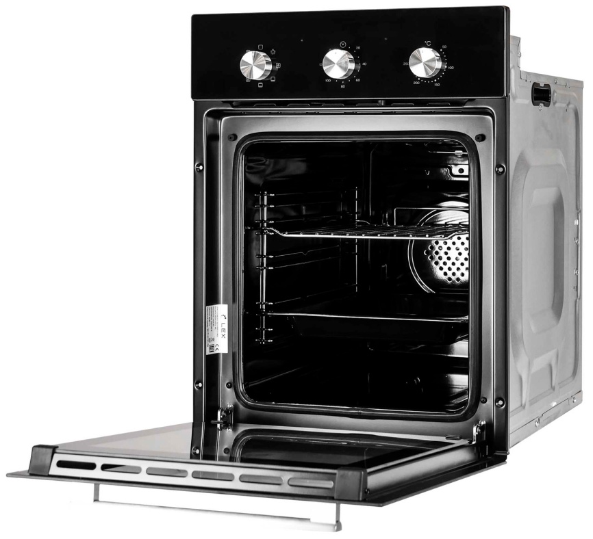 Электрический духовой шкаф LEX EDM 4570 BL 45 см, 55 л, гриль и конвекция, черный фото 3