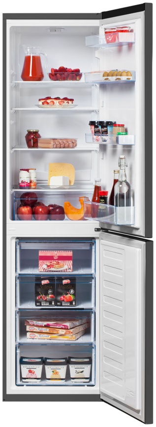 Двухкамерный холодильник Beko B1RCSK332G FreezerGuard, 335 л, серый фото 3
