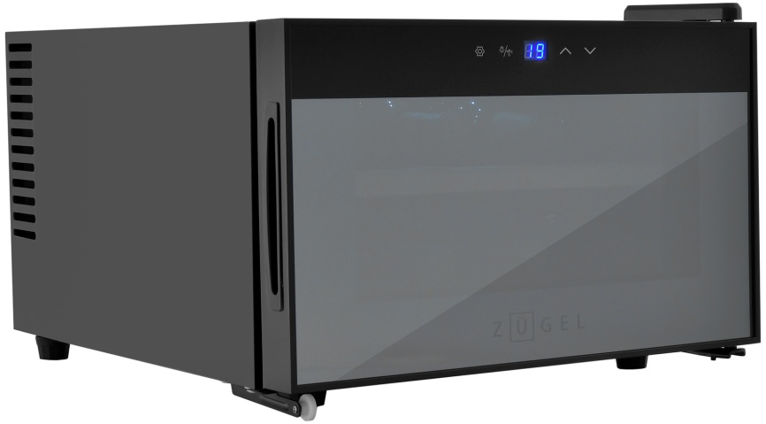 Винный шкаф Zugel ZTWF81B черный фото 1