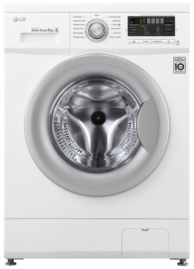 Стиральная машина LG F10B8LD7 5 кг, белый фото 1