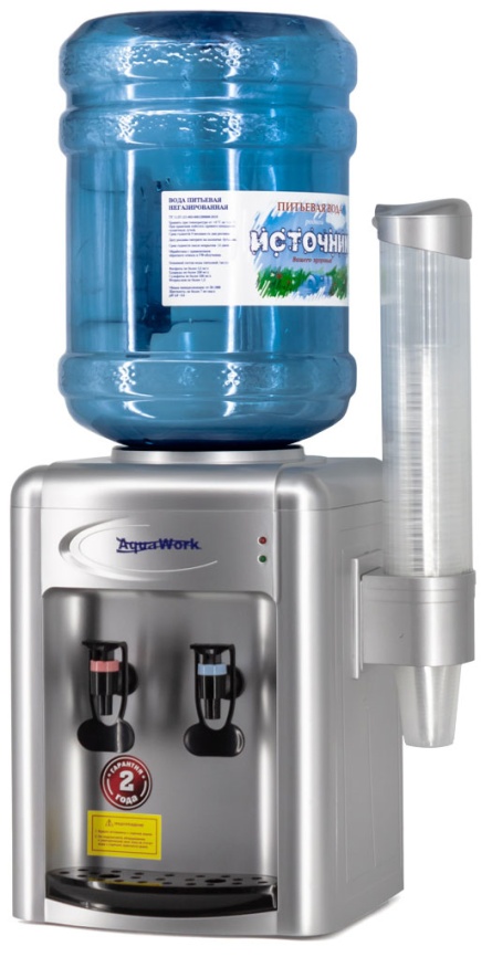 Кулер для воды Aqua Work AW 0.7TDR (серебристый) фото 7