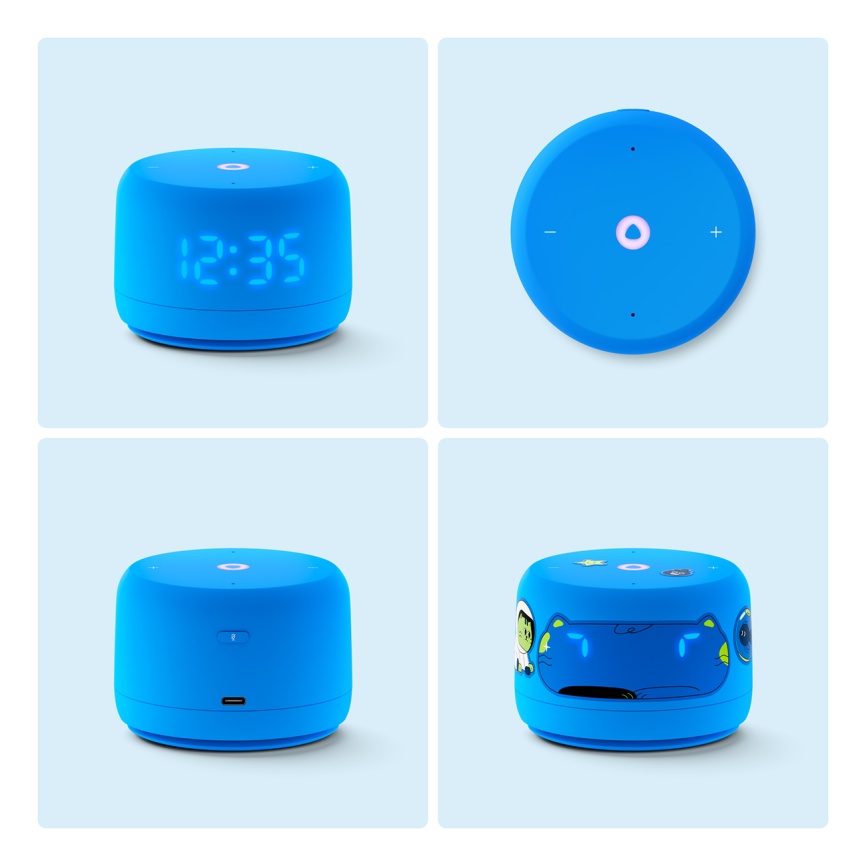 Умная колонка Яндекс Станция Лайт 2 с Алисой, 6Вт, синий фото 3