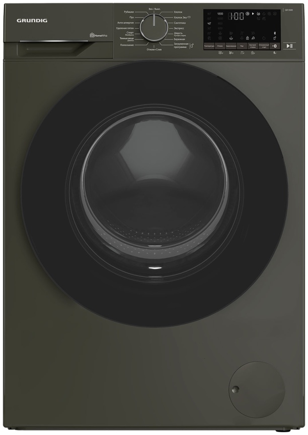 Стиральная машина Grundig GW5P56H21A 6,5 кг, темно-серый фото 1