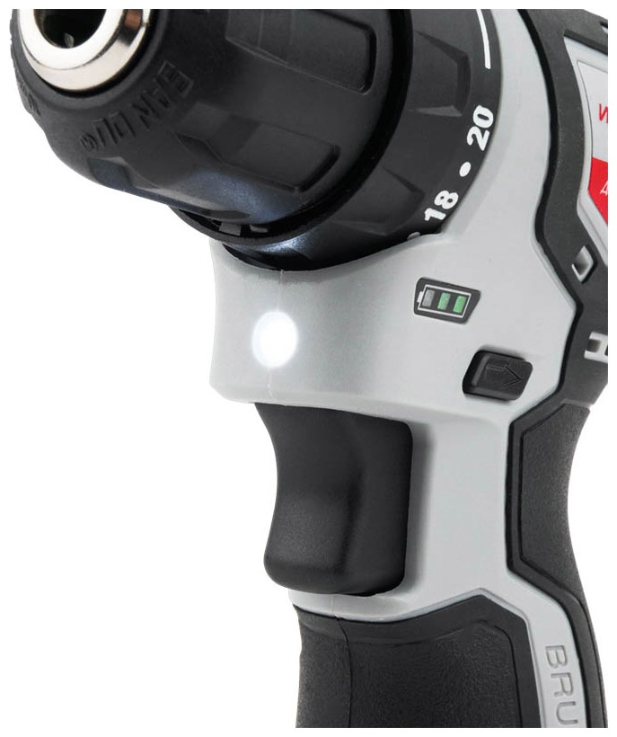 Дрель-шуруповерт аккумуляторная Интерскол ДА-10/12В 38 МиниМАКС Li-ion кейс 2 аккум. 2,5Ач ЗУ фото 4