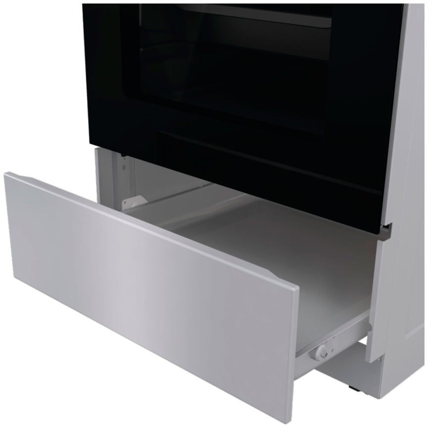 Электроплита Gorenje GEC5B41SG 50 см, 4 конфорки, серебристый фото 6