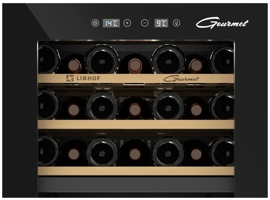 Винный шкаф Libhof GMD-54 black фото 6