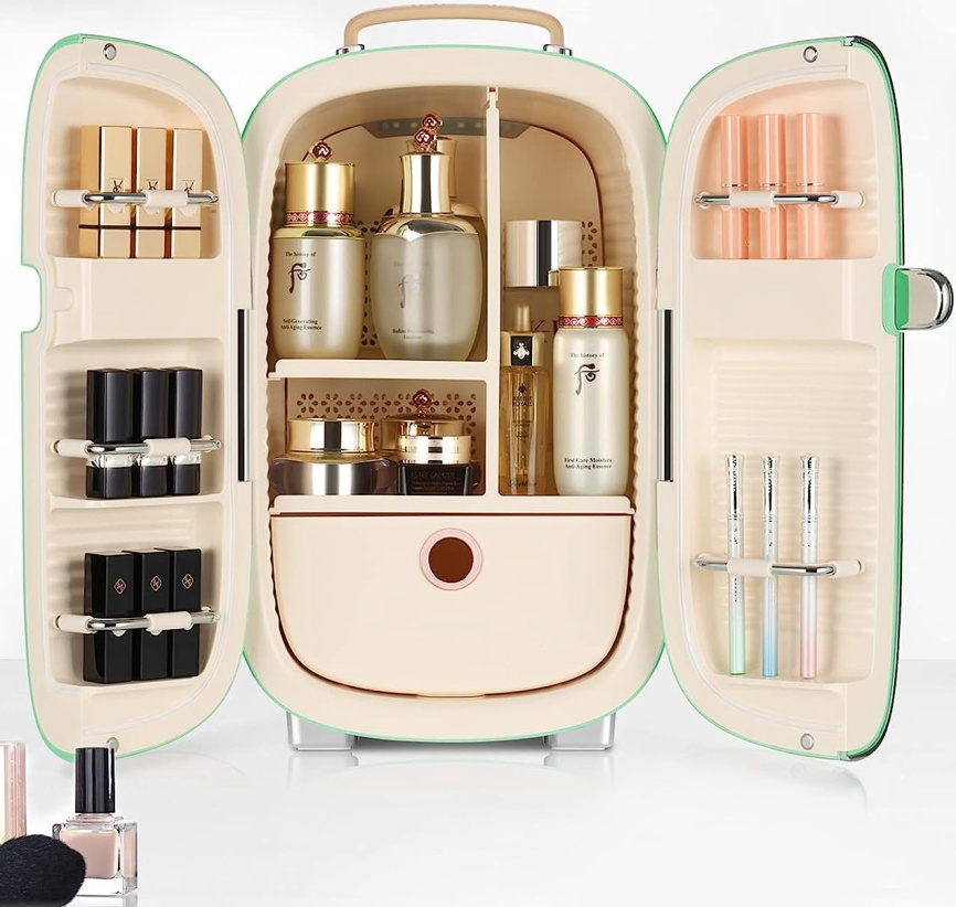 Холодильник для косметики BukaTech Archibald мятно-зеленый глянцевый фото 3