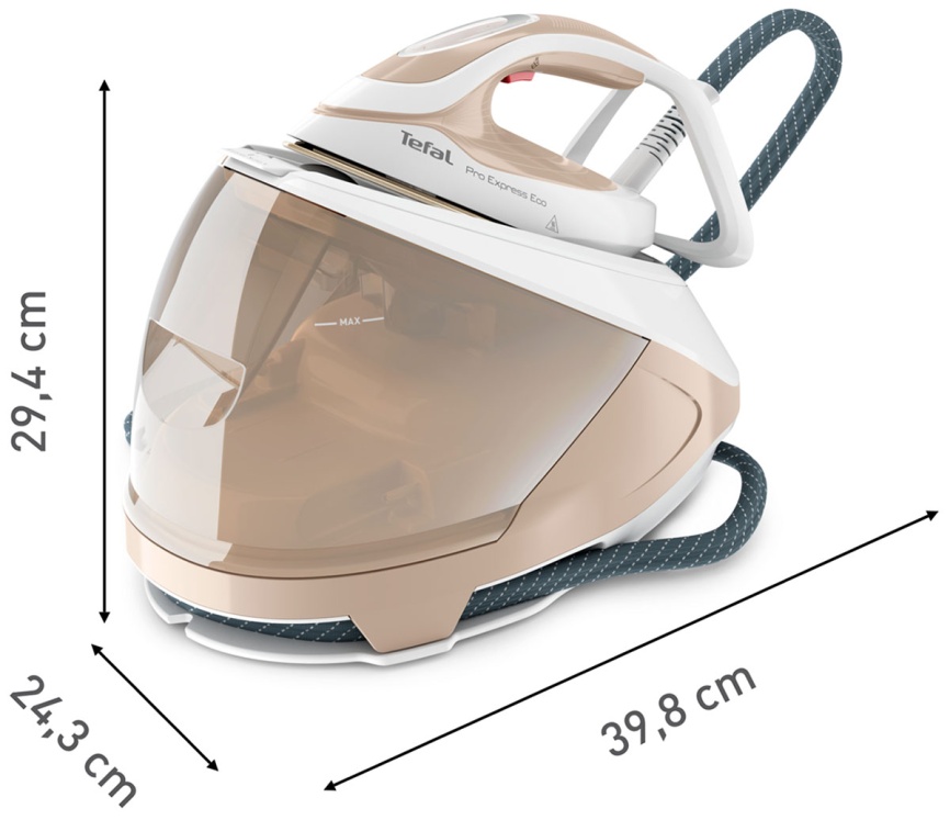 Парогенератор Tefal Pro Express Eco GV9E22E0, 2200 Вт, вертикальное отпаривание фото 11