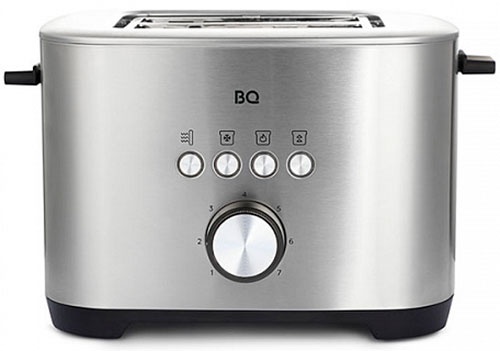 Тостер BQ T1010, cтальной/черный фото 3