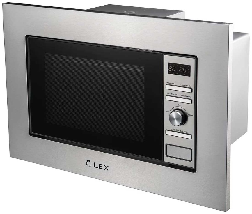 Встраиваемая микроволновая печь СВЧ LEX BIMO 20.05 INOX фото 2