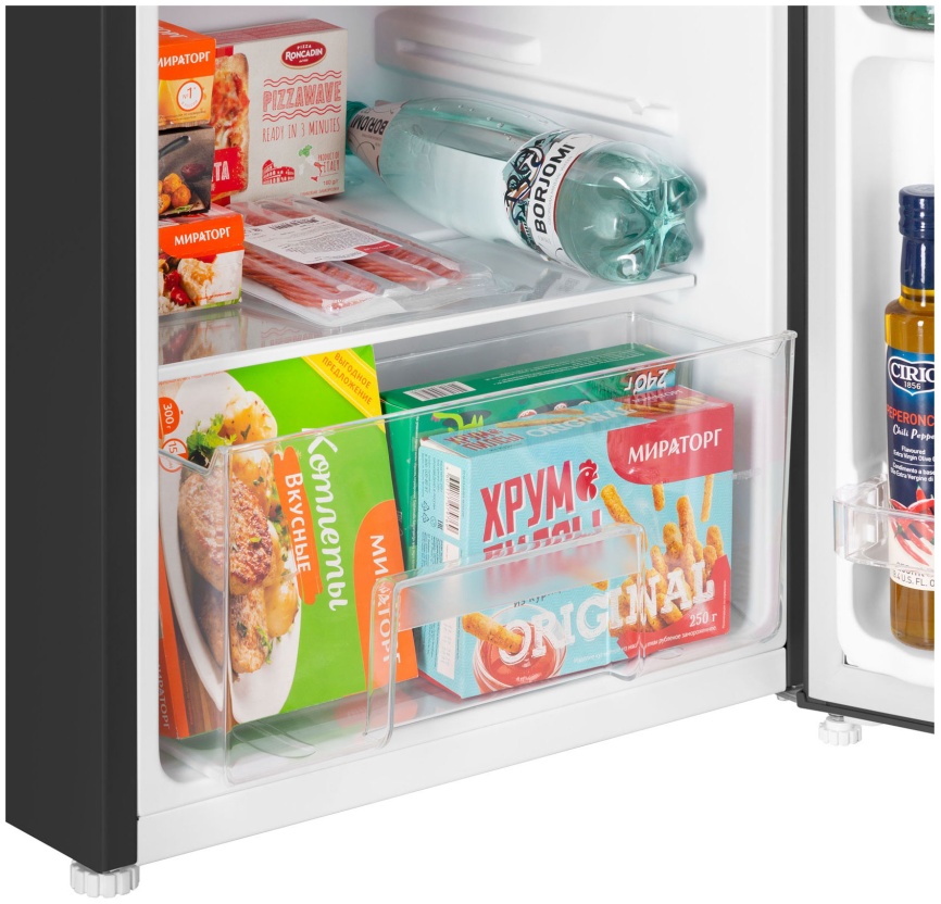 Однокамерный холодильник Maunfeld MFF83B, черный фото 10