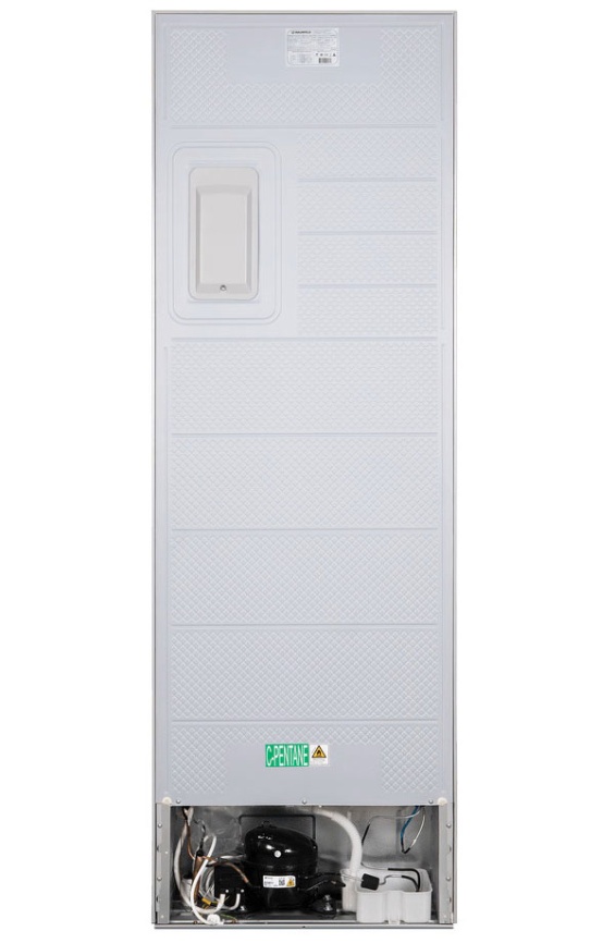 Двухкамерный холодильник Maunfeld MFF185NFS Inverter No frost, серый фото 11