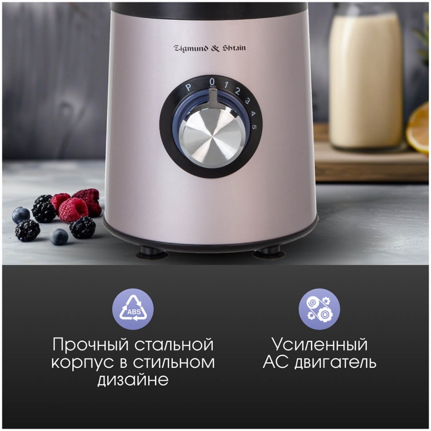Блендер стационарный Zigmund & Shtain BS-441 D фото 7