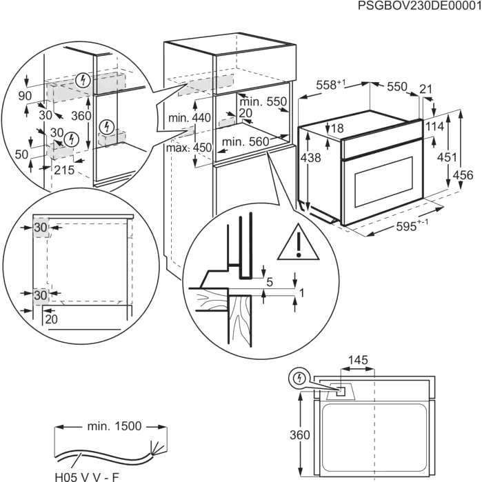 Встраиваемый духовой шкаф ELECTROLUX LVL8E09Z фото 7