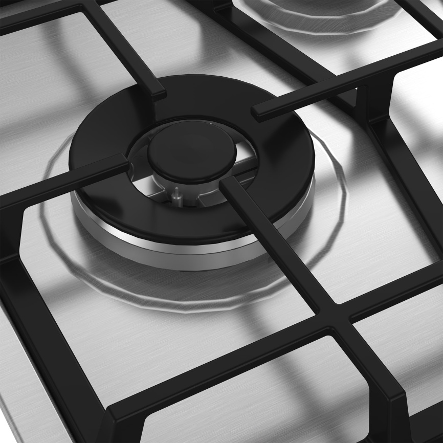 Газовая варочная панель Hotpoint HGMTS 643 W IX фото 4