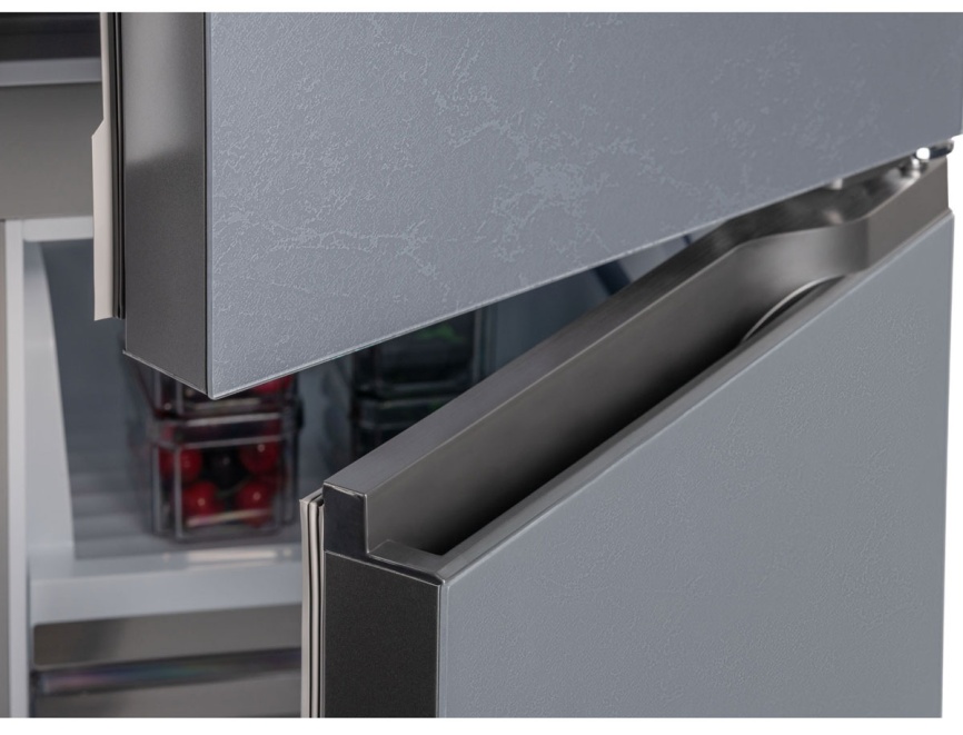 Многокамерный холодильник Hiberg RFQ-600DX NFGC inverter No frost, серый фото 3