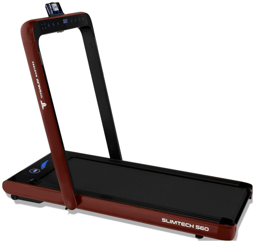 Беговая дорожка Titanium Masters Slimtech S60 коричневая фото 2