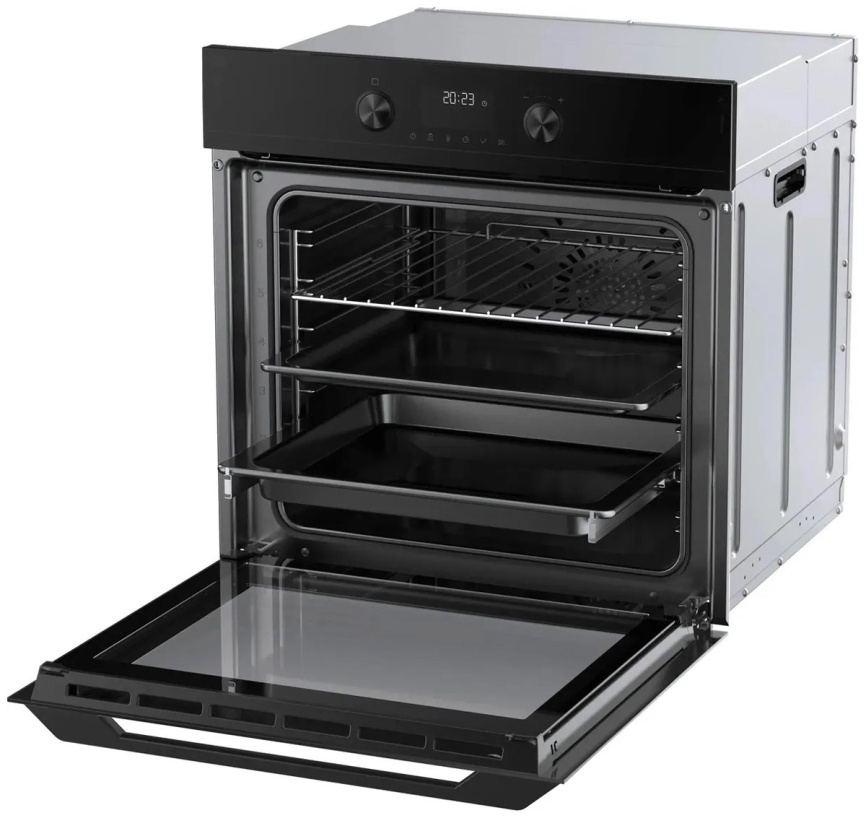 Электрический духовой шкаф Haier HOQ-K5AAN3GB 59 см, 72 л, гриль, черный фото 5