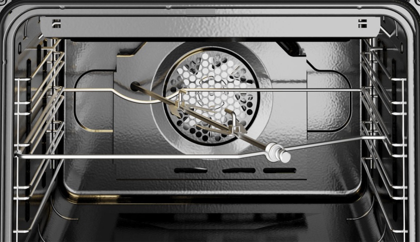 Электрический духовой шкаф Darina 0U5 BDE112 705 X 59 см, 65 л гриль конвекция, серебристый фото 6