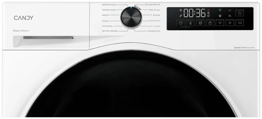 Стиральная машина с сушкой Candy Nova C43D 485MBBW-07 фото 6