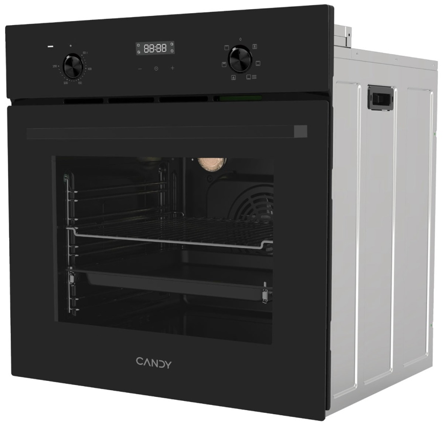 Электрический духовой шкаф Candy COXP06TBB 59 см, 62 л, гриль и конвекция, черный фото 3