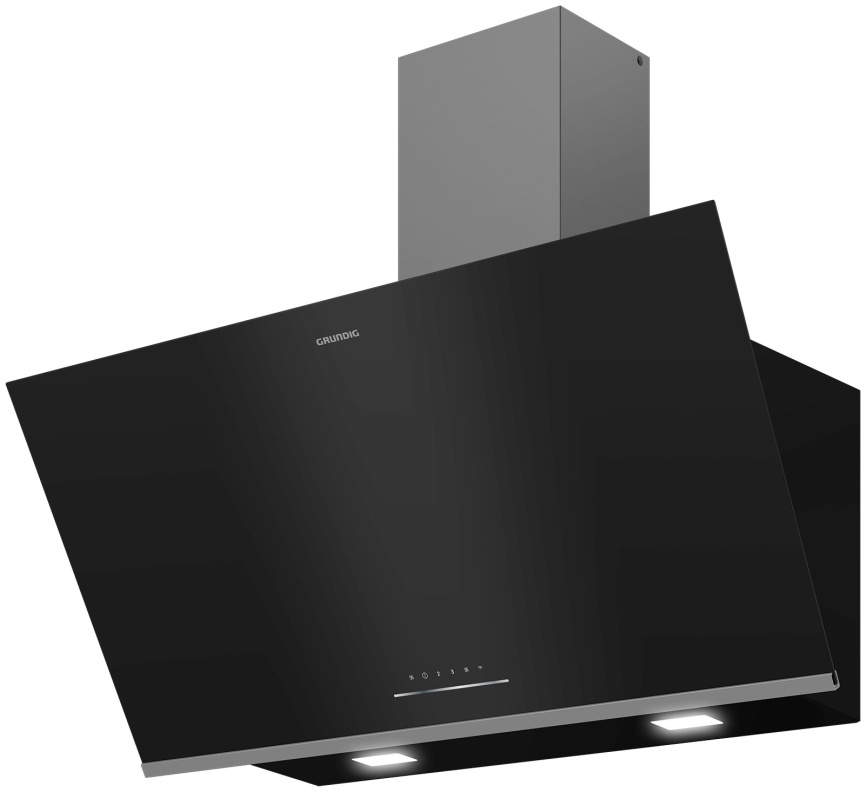 Вытяжка Grundig GDSP5464BBSC, электронное управление, сенсорное, чёрная фото 2