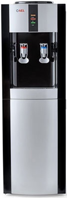 Кулер для воды AEL LС-AEL-47b black/silver с холодильником фото 3