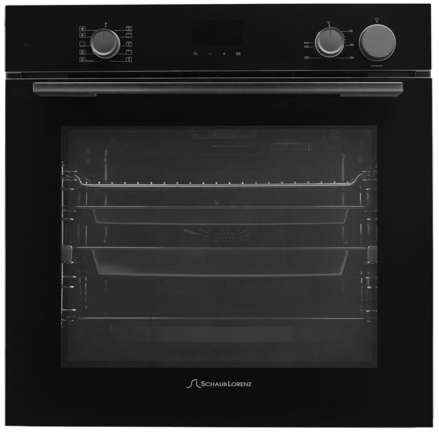 Электрический духовой шкаф Schaub Lorenz SLB EY6448 59 см, 73 л, гриль и конвекция, черный фото 1