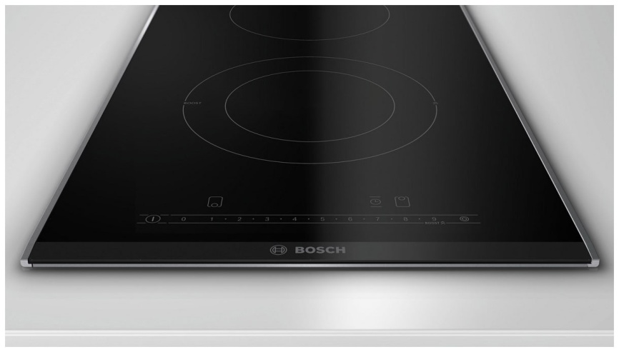 Электрическая варочная панель Bosch Serie | 6 PKF375FP2E 30 см, 2 конфорки стеклокерамика, черный фото 3