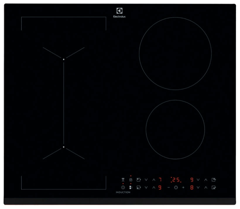 Электрическая варочная панель Electrolux LIV63431BK 59 см, 4 конфорки стеклокерамика, черный фото 1