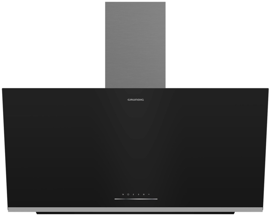 Вытяжка Grundig GDSP5464BBSC, электронное управление, сенсорное, чёрная фото 1