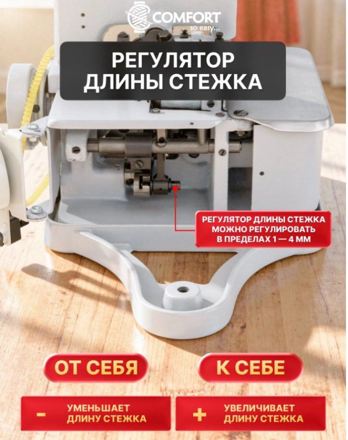 Швейная машина оверлок XV-3 COMFORT фото 13