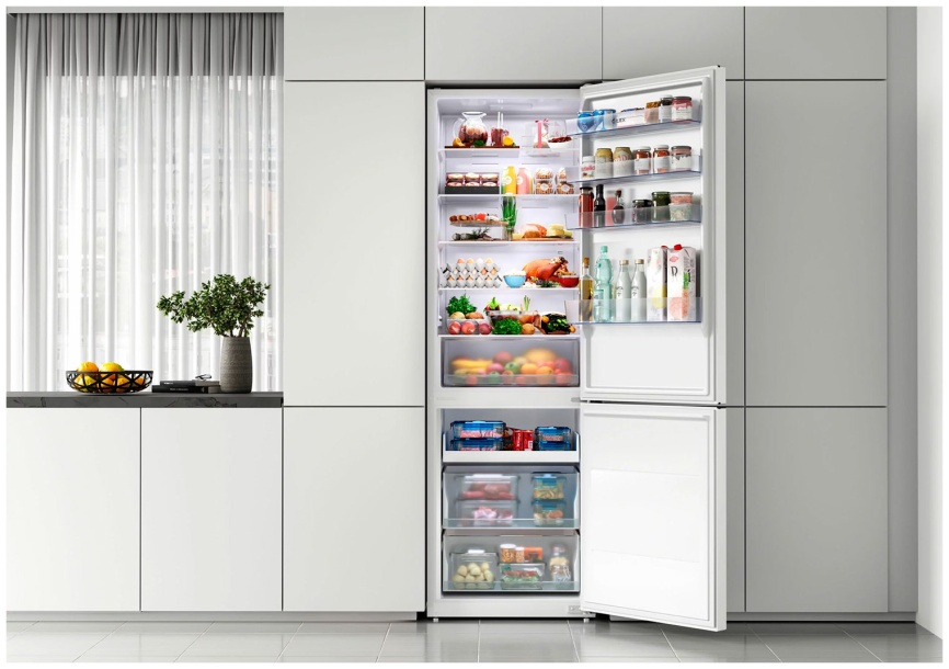 Двухкамерный холодильник LEX LKB201WIDMax No frost, белый фото 5