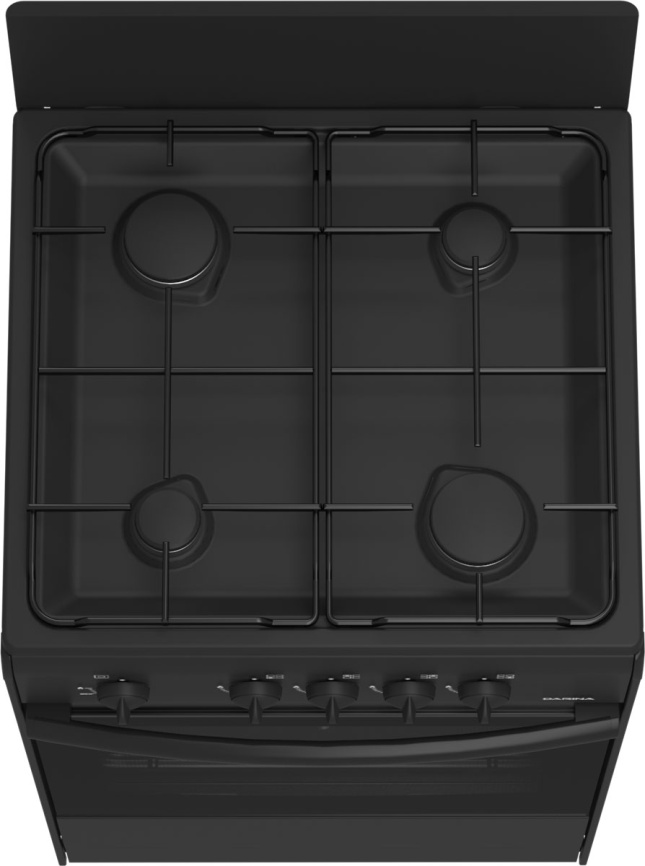 Газовая плита Darina S GM 441 001 At 50 см, 50 л, 4 конфорки, темно-серый фото 5