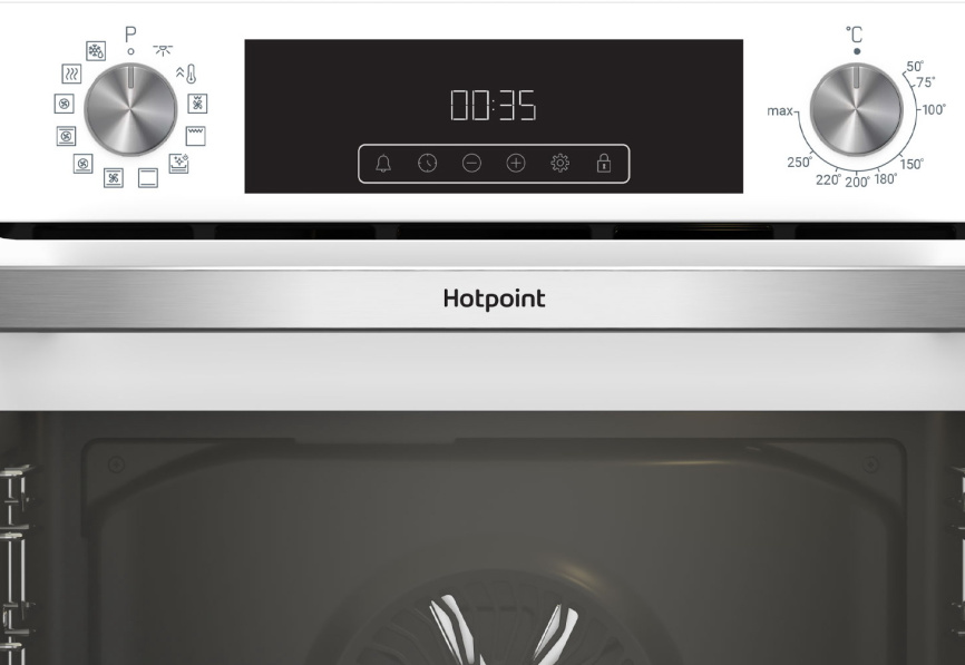Электрический духовой шкаф Hotpoint HFE9 1231 JSH WHG белый фото 2