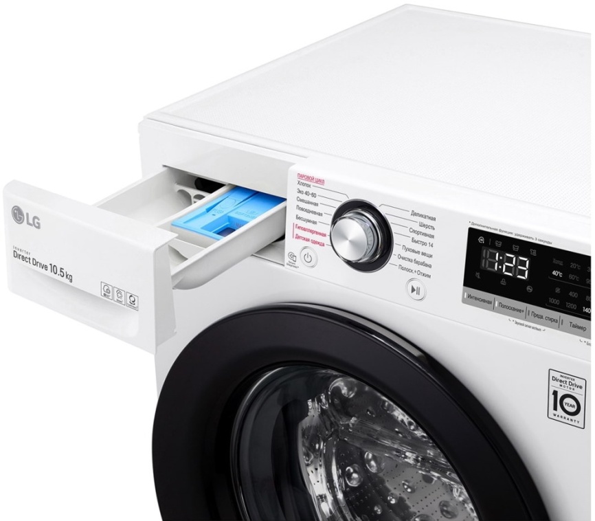 Стиральная машина LG TW4V3RS6W автомат 10,5 кг, белый фото 12