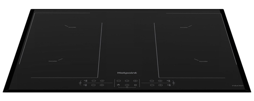 Электрическая варочная панель Hotpoint HB 1560B2 BA 59 см, 4 конфорки стеклокерамика, черный фото 4