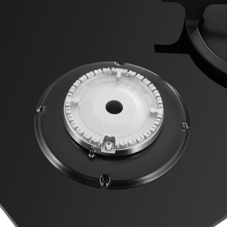 Комбинированная варочная панель Maunfeld EEHG.64.13 CB.KG 59 см, 4 конфорки электроподжиг газконтроль, черный фото 7