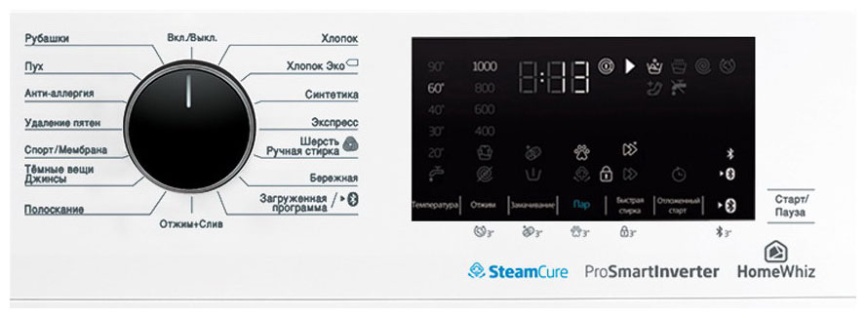 Стиральная машина Beko WSPE7H616W автомат 7,5 кг, белый фото 3