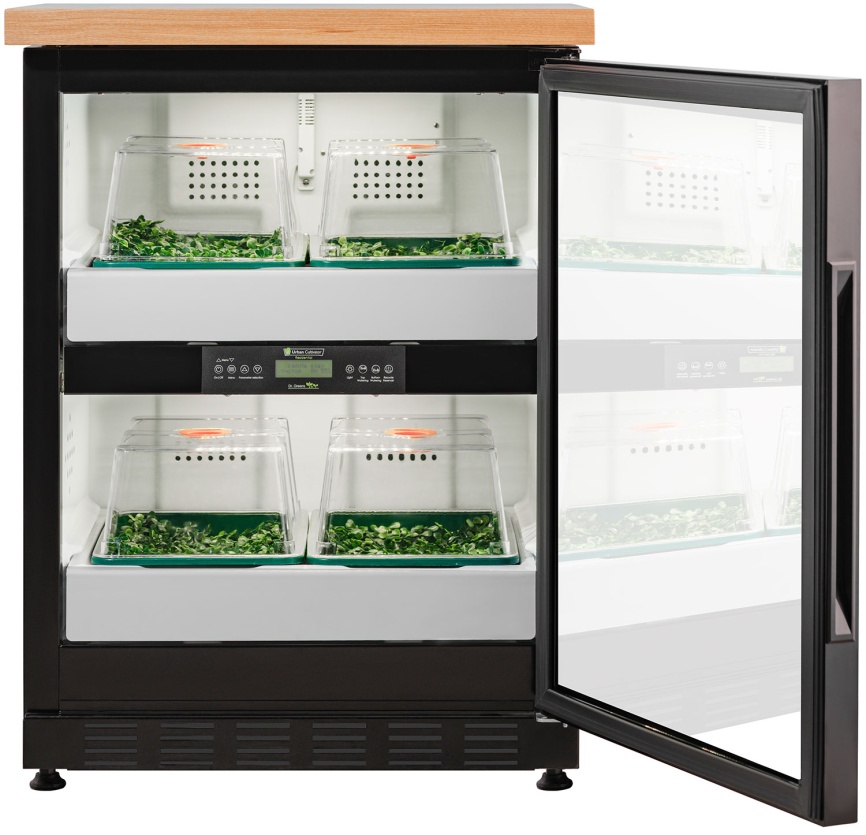 Шкаф для выращивания микрозелени Urban Cultivator Dr.Greens Residential-1, черный (9003S) фото 4
